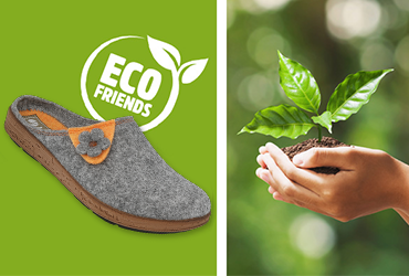 Poznaj kolekcję eko kapci przyjaznych środowisku.